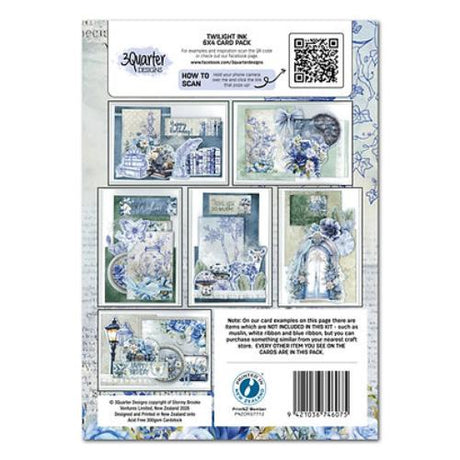 3Quarter Designs Twilight Ink  6x4 Card Pack