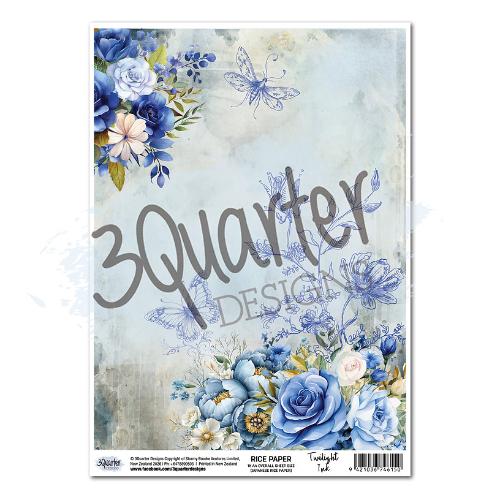 3Quarter Designs Twilight Ink Rice Paper