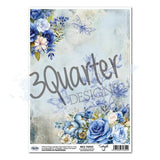3Quarter Designs Twilight Ink Rice Paper