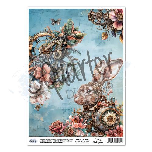 3Quarter Designs  Floral Mechanica  Rice Paper