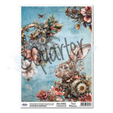 3Quarter Designs  Floral Mechanica  Rice Paper