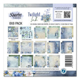3Quarter Designs Twilight Ink 8x8 Paper Pack & Die Cuts