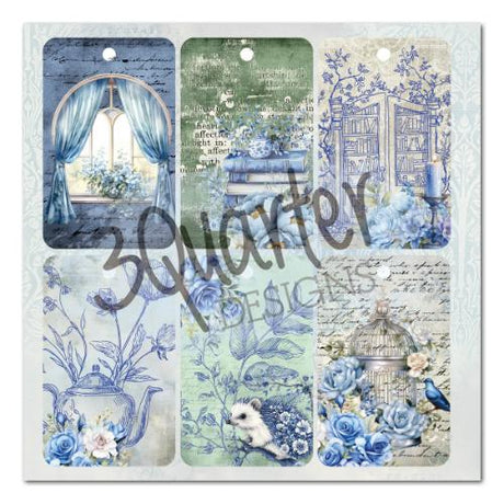 3Quarter Designs Twilight Ink 8x8 Paper Pack & Die Cuts