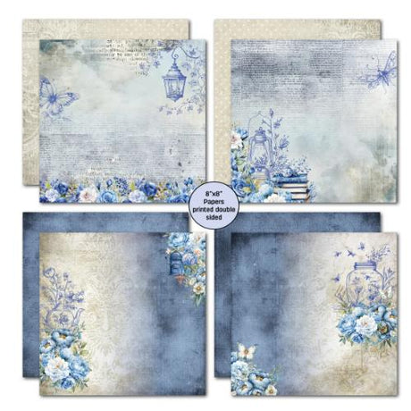 3Quarter Designs Twilight Ink 8x8 Paper Pack & Die Cuts