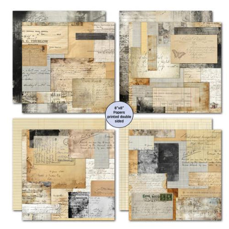 3Quarter Designs Paper Tales 8x8 Paper Pack & Die Cuts set