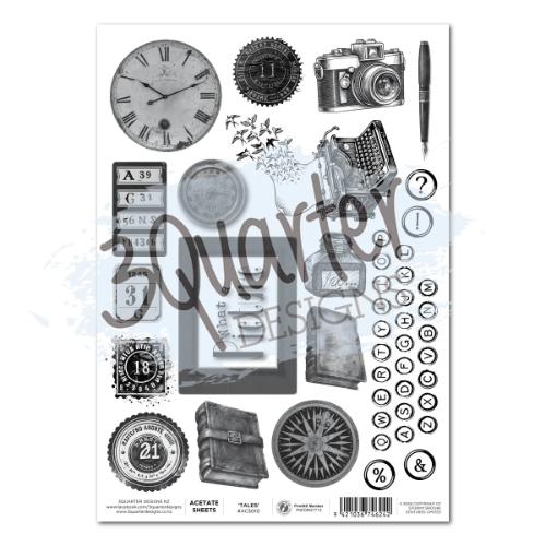 3Quarter Designs Paper Tales A4 Acetate