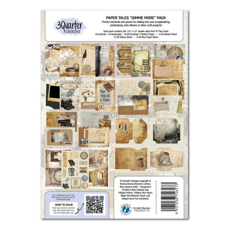 3Quarter Designs Paper Tales - Gimme More