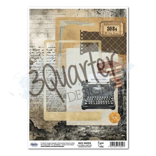 3Quarter Designs Paper Tales A4 Rice Paper