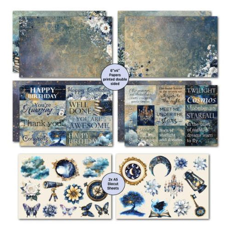 3Quarter Designs Lunar Horoscope 6x4 Card Pack Luna Horoscopes