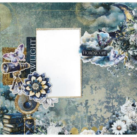3Quarter Designs Lunar Horoscope 12x12 Designer Paper & Diecuts Set - Postage as per Actual