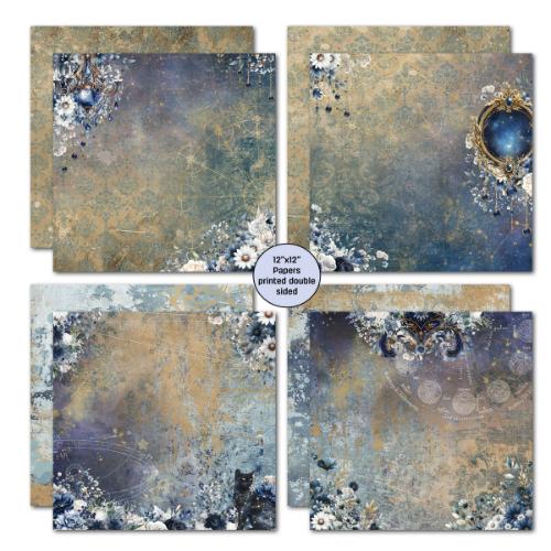 3Quarter Designs Lunar Horoscope 12x12 Designer Paper & Diecuts Set - Postage as per Actual