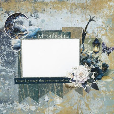 3Quarter Designs Lunar Horoscope 12x12 Designer Paper & Diecuts Set - Postage as per Actual