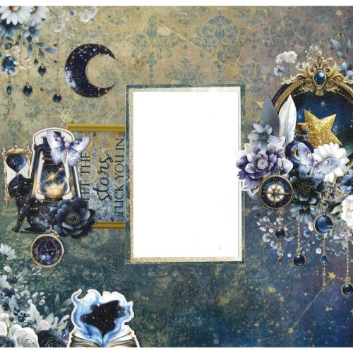 3Quarter Designs Lunar Horoscope 12x12 Designer Paper & Diecuts Set - Postage as per Actual