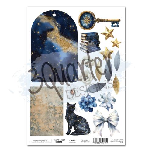 3Quarter Designs Lunar Horoscope - Mini Project Sheet