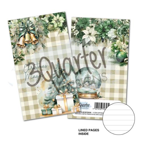 3Quarter Designs Pine Festivities - Mini Notebook