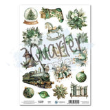 3Quarter Designs Pine Festivities - A4 Sticker Sheet