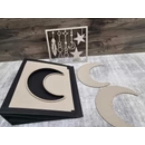 3Quarter Designs Chipboard Album Moon Box - Postage as per Actual