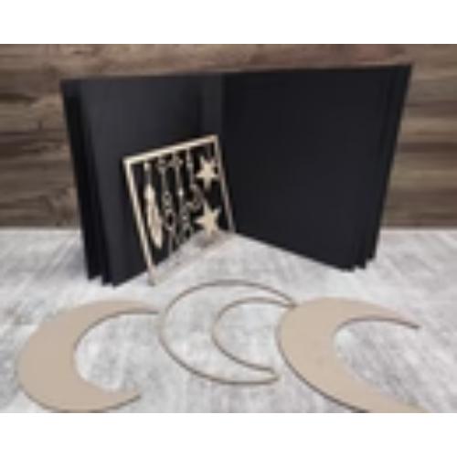 3Quarter Designs Chipboard Album Moon Box - Postage as per Actual