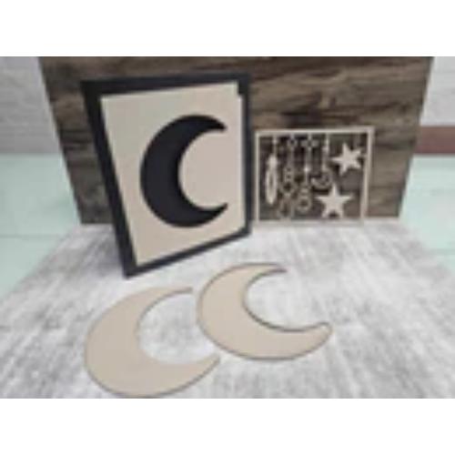 3Quarter Designs Chipboard Album Moon Box - Postage as per Actual