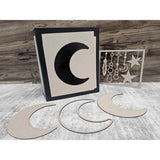 3Quarter Designs Chipboard Album Moon Box - Postage as per Actual