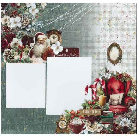 3Quarter Designs Silent Night 12x12 Designer Paper & Diecuts Set - Postage as per Actual