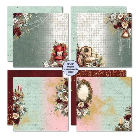 3Quarter Designs Silent Night 12x12 Designer Paper & Diecuts Set - Postage as per Actual