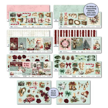 3Quarter Designs Silent Night 12x12 Designer Paper & Diecuts Set - Postage as per Actual