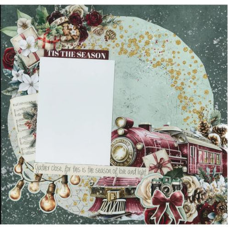 3Quarter Designs Silent Night 12x12 Designer Paper & Diecuts Set - Postage as per Actual
