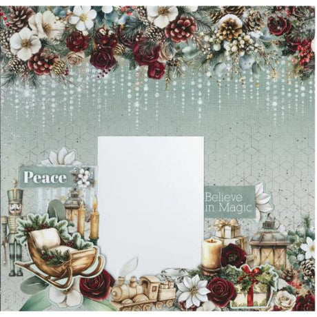 3Quarter Designs Silent Night 12x12 Designer Paper & Diecuts Set - Postage as per Actual