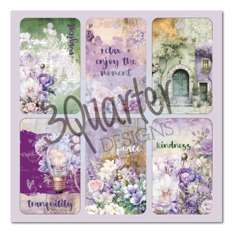 3Quarter Designs Violet Dreams 8x8 Paper Pack & Die Cuts set