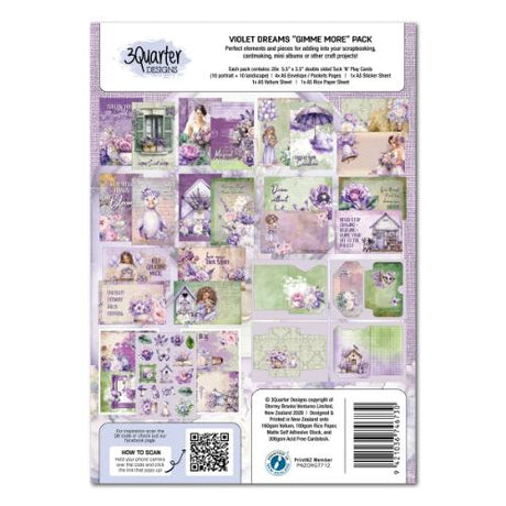 3Quarter Designs Violet Dreams Gimme More