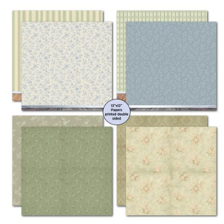 3Quarter Designs Timeless Gallery 12x12 Designer Paper & Diecuts Set - Postage as per Actual