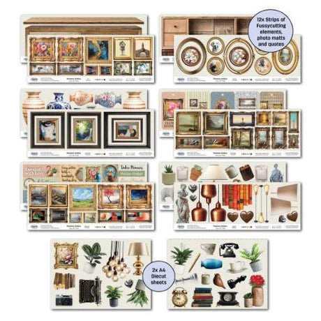 3Quarter Designs Timeless Gallery 12x12 Designer Paper & Diecuts Set - Postage as per Actual