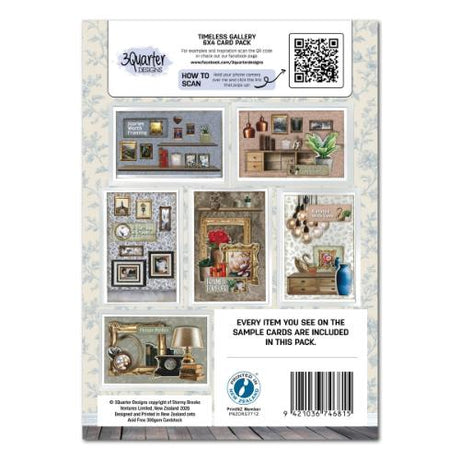 3Quarter Designs Timeless Gallery 6x4 Card Pack