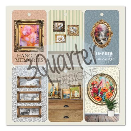 3Quarter Designs Timeless Gallery 8x8 Paper Pack & Die Cuts set