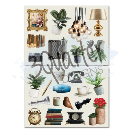 3Quarter Designs Timeless Gallery 8x8 Paper Pack & Die Cuts set