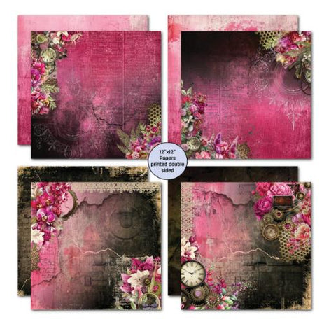 3Quarter Designs Mrs Aeronaut 12x12 Designer Paper & Die Cuts - Postage as per Actual