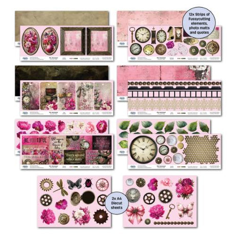 3Quarter Designs Mrs Aeronaut 12x12 Designer Paper & Die Cuts - Postage as per Actual