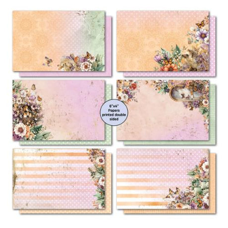 3Quarter Designs Butterfly Grove 6x4 Card Pack