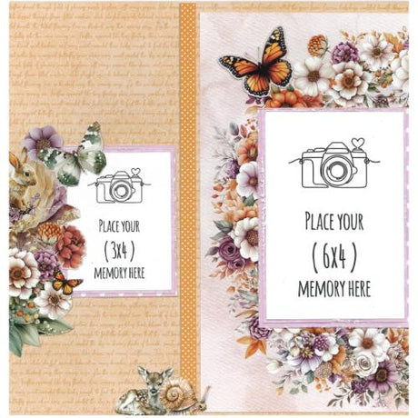 3Quarter Designs Butterfly Grove 12x12 Designer Paper & Diecuts Set - Postage as per Actual