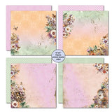 3Quarter Designs Butterfly Grove 12x12 Designer Paper & Diecuts Set - Postage as per Actual