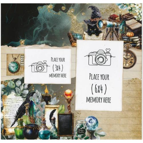 3Quarter Designs Wand Academy 12x12 Designer Paper & Diecuts Set - Postage as per Actual
