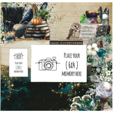 3Quarter Designs Wand Academy 12x12 Designer Paper & Diecuts Set - Postage as per Actual