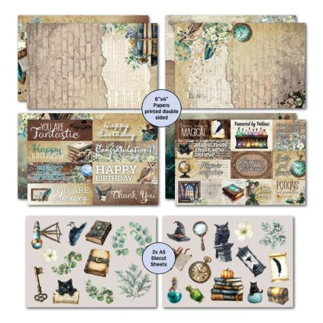 3Quarter Designs Wand Academy 6x4 Card Pack