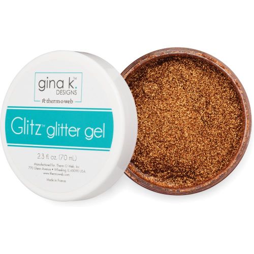 Gina K Designs Glitz Glitter Gel 2.3oz - Sweet Mango