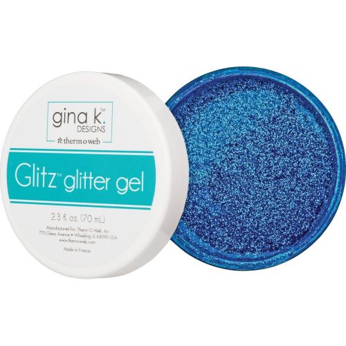 Gina K Designs Glitz Glitter Gel 2.3oz Blue