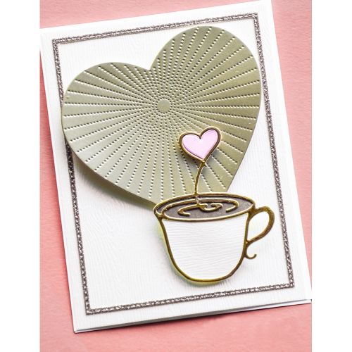 Memory Box - Pinpoint Burst Heart craft die¬†