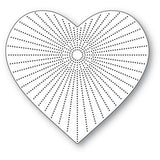 Memory Box - Pinpoint Burst Heart craft die¬†