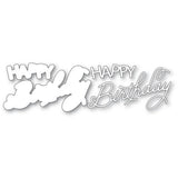 Memory Box - Happy Birthday Celebration Script craft die