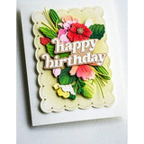 Memory Box - Garden Pail Bouquet craft die